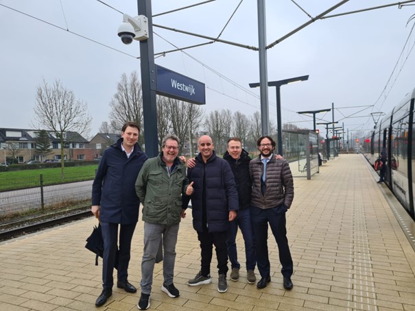 Vervoerregio Arnout van den Bosch, Youssef Ben Idder, Menno van Leeuwen, Dave Offenbach en Nachshon Rodrigues Pereira